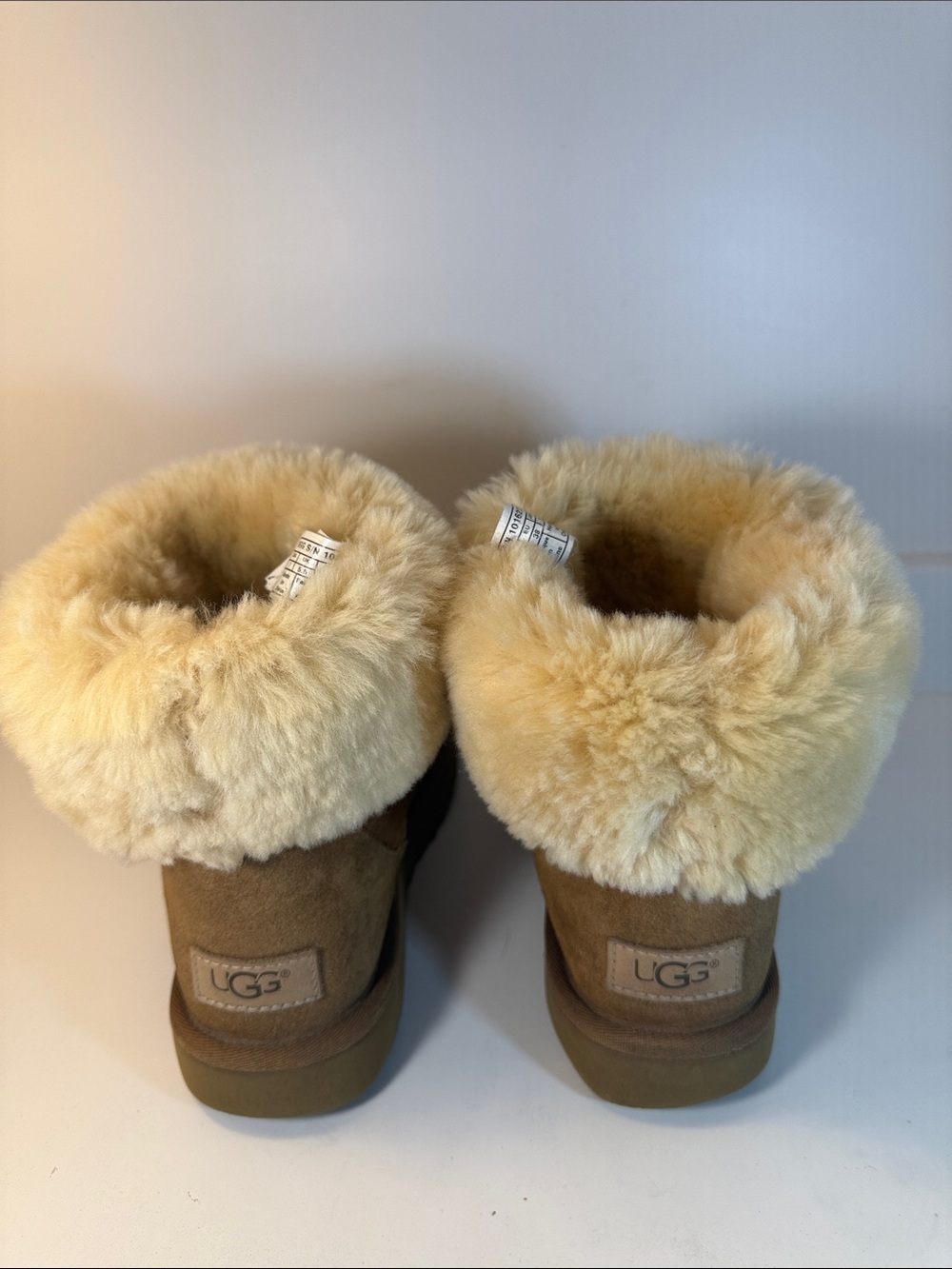 UGG Classic Chestnut Short II Chestnut Suede Boots - Size 7 - Picture 7 of 11